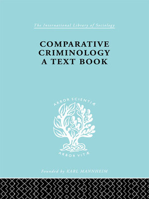 cover image of Comparative Criminology